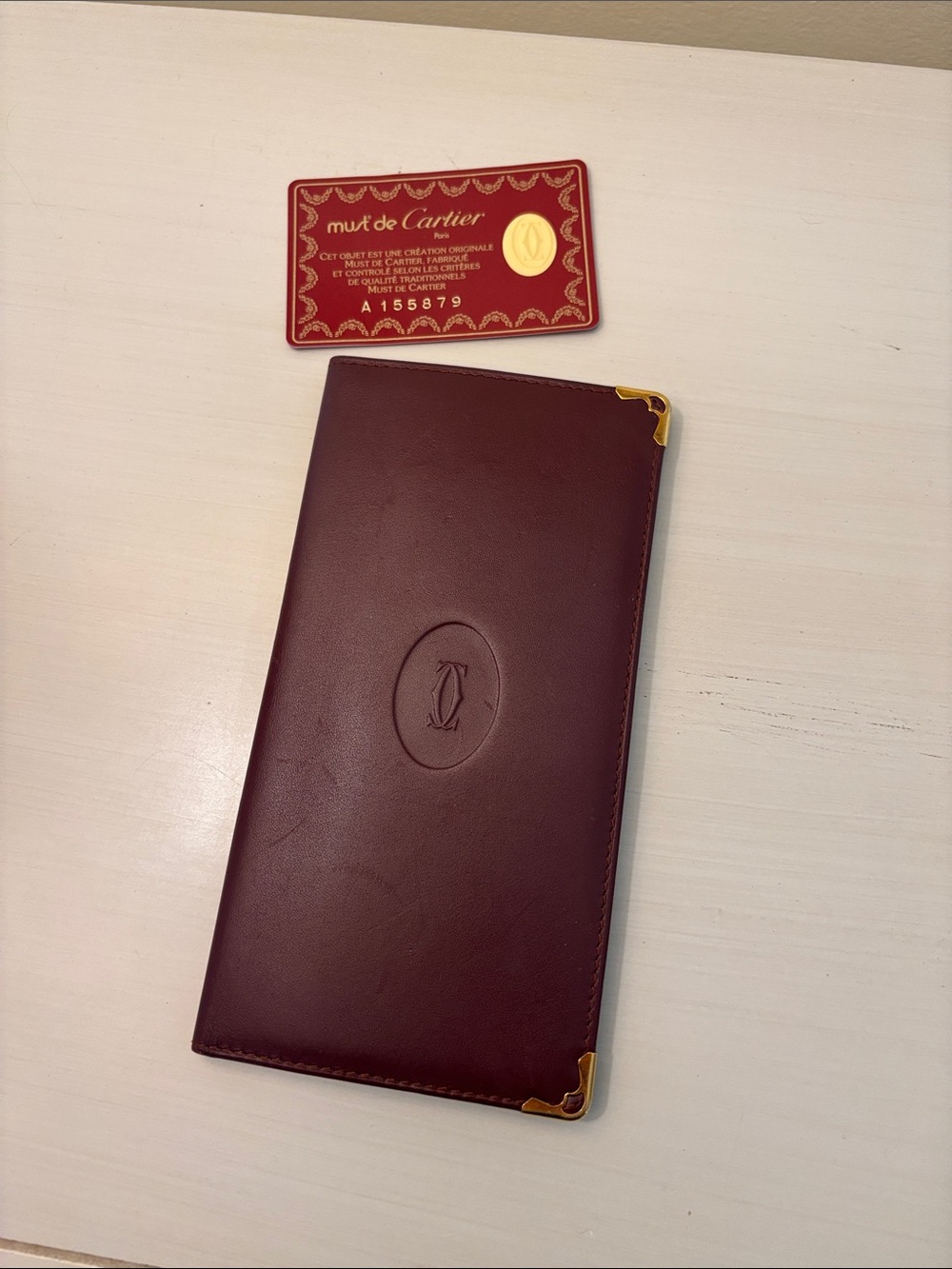 CARTIER VINTAGE LONG WALLET